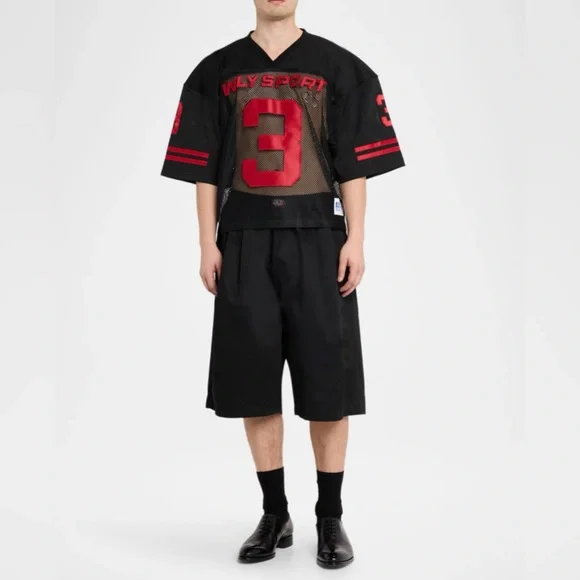 Willy Chavarria men’s mesh football jersey size L - Picture 6 of 13